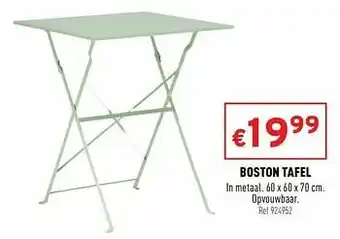 Trafic Boston tafel aanbieding