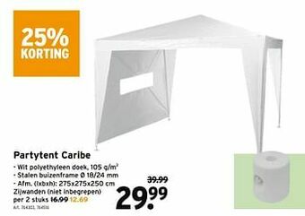 GAMMA Partytent caribe aanbieding