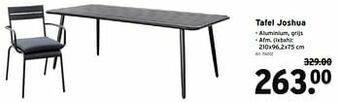 GAMMA Tafel joshua aanbieding