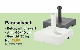 GAMMA Parasolvoet aanbieding