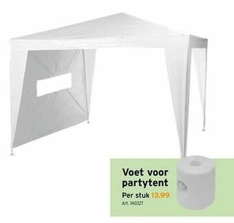 GAMMA Voet voor partytent aanbieding