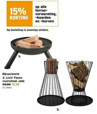 Livin` flame vuurschaal jada