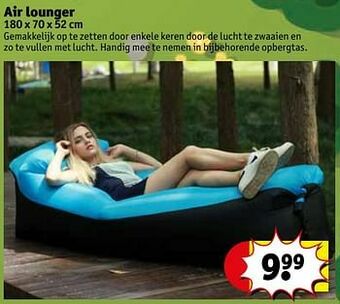 Kruidvat Air lounger aanbieding