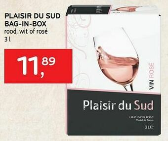 Plaisir du sud bag-in-box rood, wit of rosé