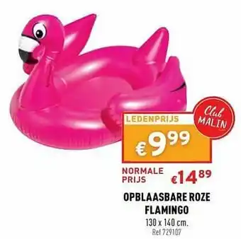 Trafic Opblaasbare roze flamingo aanbieding