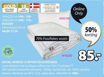 Jysk Royal Nordic Synthetisch Dekbed aanbieding