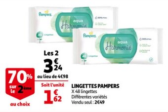Lingettes Pampers