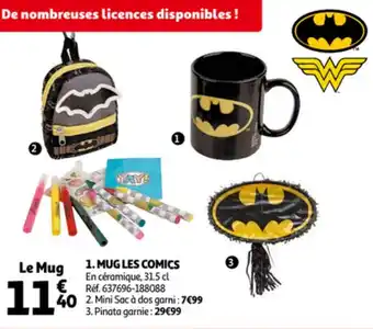 Auchan 1. Mug Les Comics aanbieding