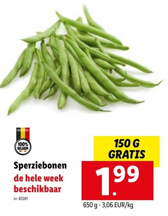 Sperziebonen