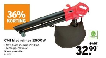 GAMMA CMI bladruimer 2500W aanbieding