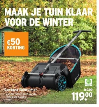GAMMA Gardena tuinruimer aanbieding