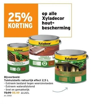 GAMMA Tuinhuisbeits natuurlijk effect 2.5l aanbieding