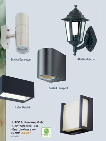 Lutec buitenlamp qubo