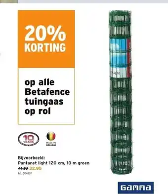 GAMMA Pantanet light 120cm, 10m groen aanbieding