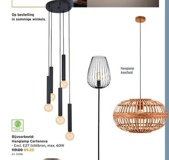 GAMMA Hanglamp cortenova aanbieding