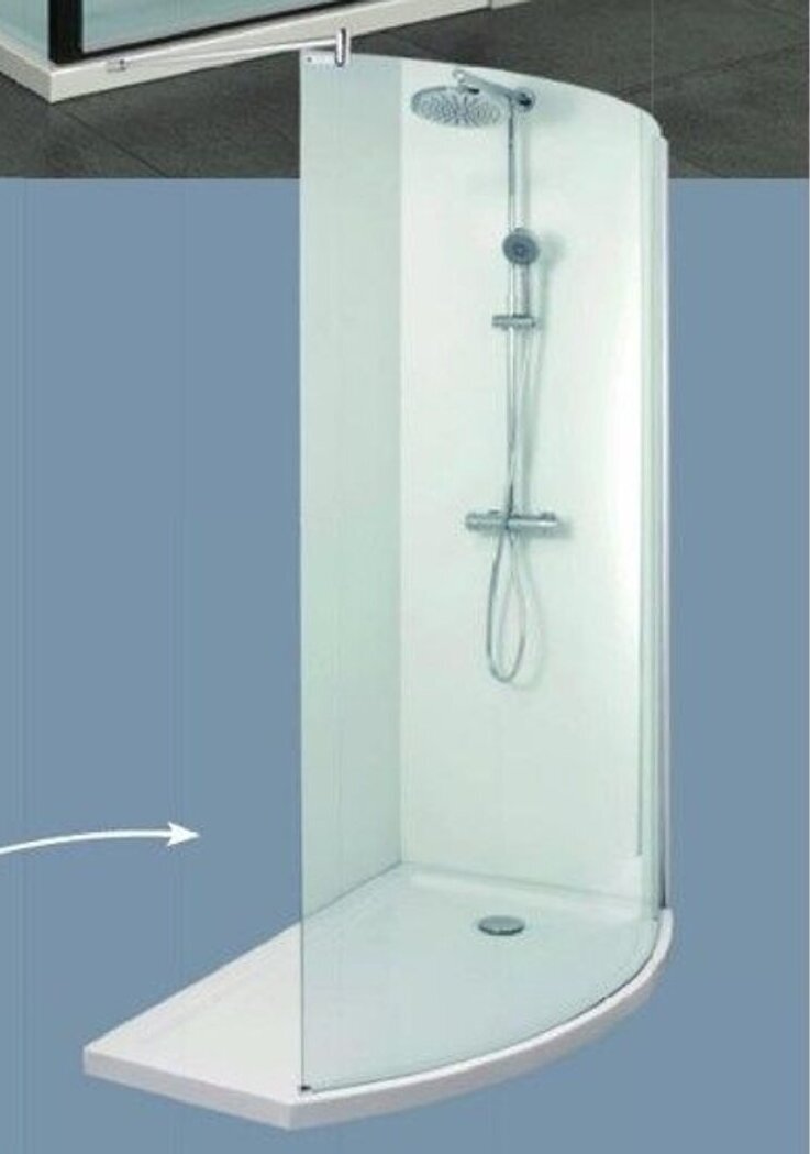 Allibert walk in douchecabine wings promotie bij GAMMA