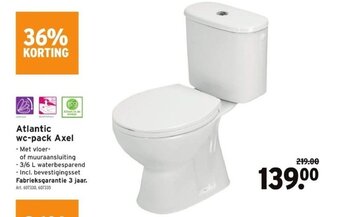 GAMMA Atlantic wc-pack axel aanbieding