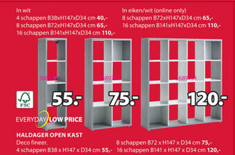 Jysk Haldager Open Kast aanbieding