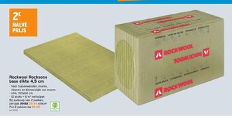 GAMMA Rockwool rocksono base dikte 4,5 cm aanbieding