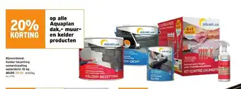 Kelder-bezetting cementcoating waterdicht 10kg