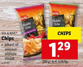 Lidl Sol & Mar Chips aanbieding