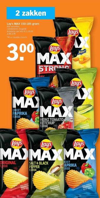 Albert Heijn Lay's max aanbieding