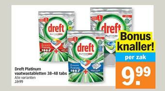 Albert Heijn Dreft platinum vaatwastabletten aanbieding
