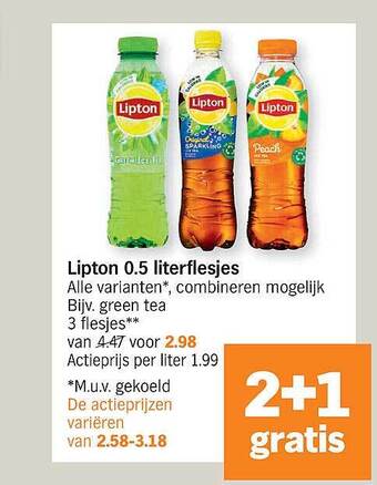 Albert Heijn Lipton aanbieding