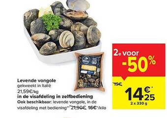 Levende vongole