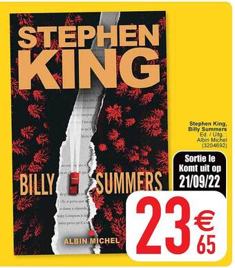 Cora Stephen king, billy summers aanbieding