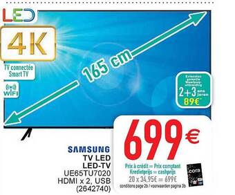 Cora Samsung tv led aanbieding