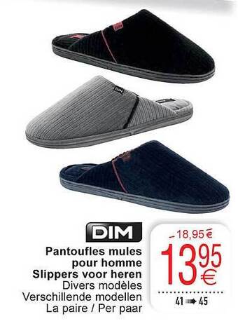 Cora Slippers voor heren aanbieding
