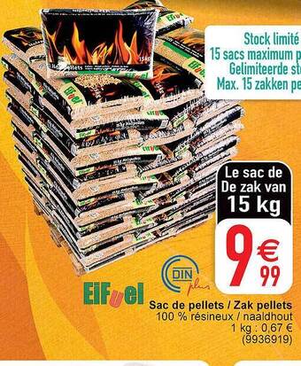 Cora Zak pellets aanbieding
