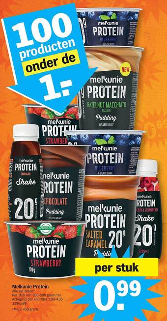 Albert Heijn Melkunie protein aanbieding