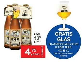 Alvo Bier le fort tripel aanbieding