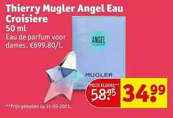 Kruidvat Thierry mugler angel eau croisiere edp aanbieding