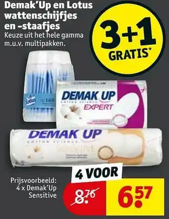 Kruidvat Demak`up sensitive aanbieding