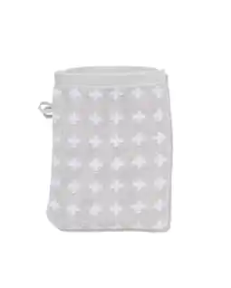 HEMA HEMA Handdoeken - Zware Kwaliteit - Kruisje Lichtgrijs (lichtgrijs) aanbieding