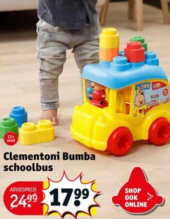 Kruidvat Clementoni Bumba Schoolbus aanbieding