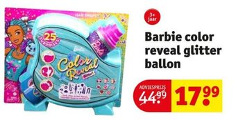 Kruidvat Barbie Color Reveal Glitter Ballon aanbieding