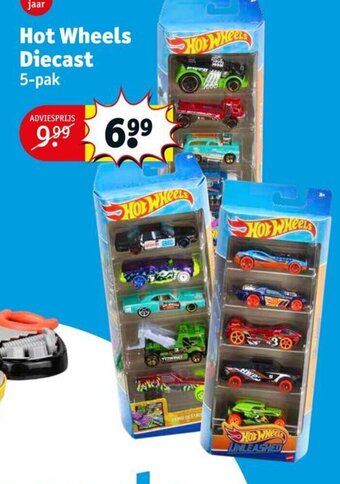 Kruidvat Hot Wheels Diecast 5 - Pak aanbieding