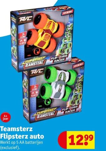 Kruidvat Teamsterz Flipsterz Auto aanbieding
