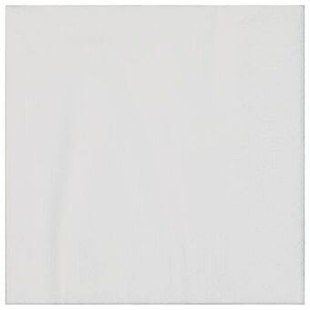 HEMA HEMA Servetten - 33 X 33 - Papier - Wit - 20 Stuks aanbieding