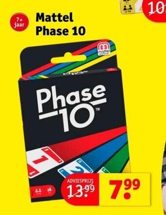 Kruidvat Mattel Phase 10 aanbieding