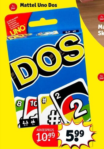 Kruidvat Mattel Uno Dos aanbieding
