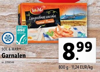 Lidl Sol & Mar Garnalen aanbieding