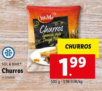 Lidl Sol & Mar Churros aanbieding