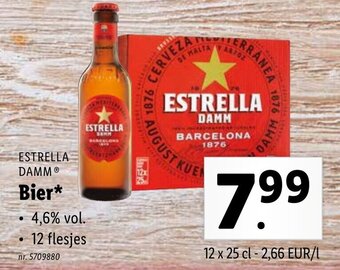 Lidl Estrella Damm Bier aanbieding