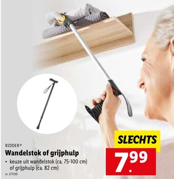Ridder Wandelstok of grijphulp