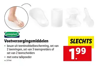 Lidl Sensiplast Voetverzorgingsmiddelen aanbieding